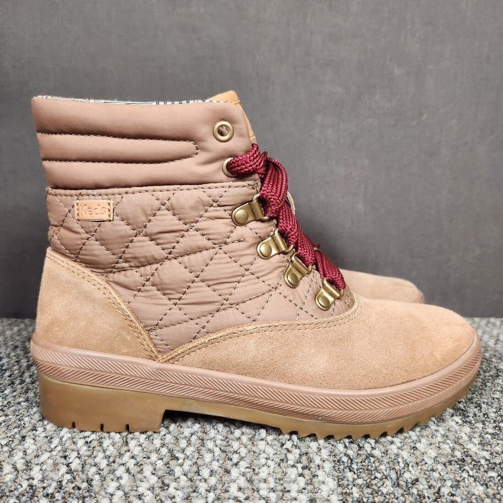 Keds Camp Toasted Coconut Womens Size 5.5 Brown Casual Suede Ankle Booties Boots